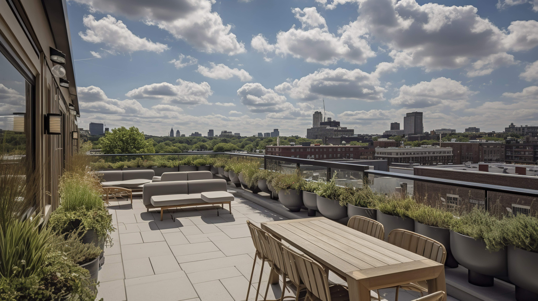 COURBEVOIE   DUPLEX 5 PIÈCES D’EXCEPTION DE 106 m2    AVEC TOIT TERRASSE PRIVATIF-RÉSIDENCE DE GRAND STANDING